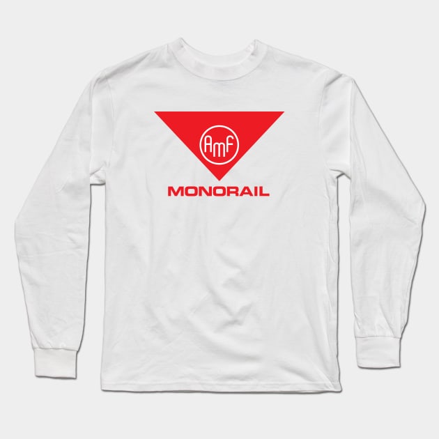 1964 World's Fair Monorail Long Sleeve T-Shirt by GoAwayGreen